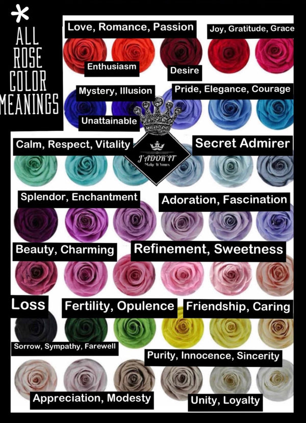 Jadorit Rose Color Meanings