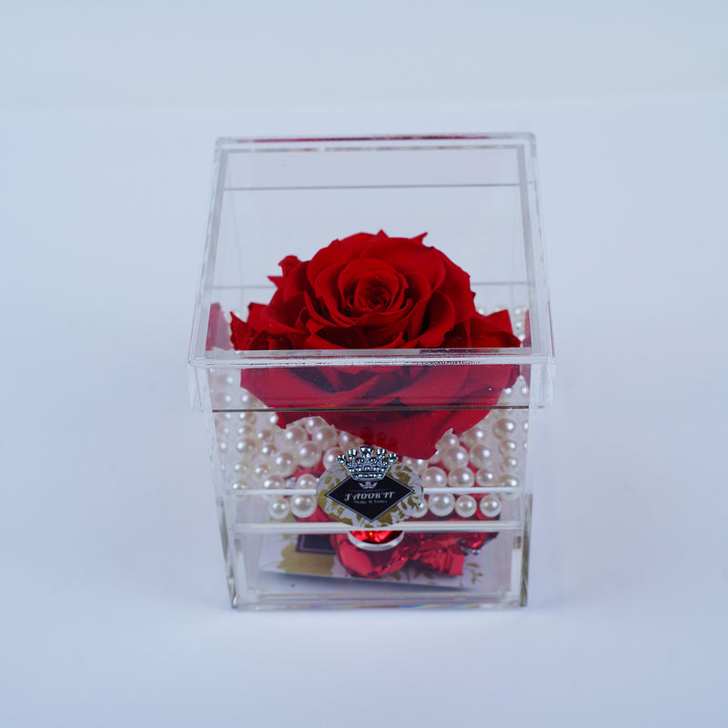 Single Deluxe Jumbo Red Rose Jadorit