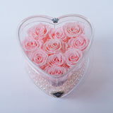 10 Rose Heart - Powder Pink Jadorit