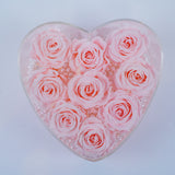 10 Rose Heart - Powder Pink  Jadorit