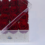 16 Rose Stem - Regal Red Roses Jadorit