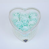 9 Rose Heart - Tiffany Roses Jadorit