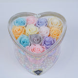 12 Rose Heart - Pastel Sparkle Palette Jadorit