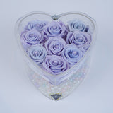 9 Rose Heart - Lavender Dreams Jadorit