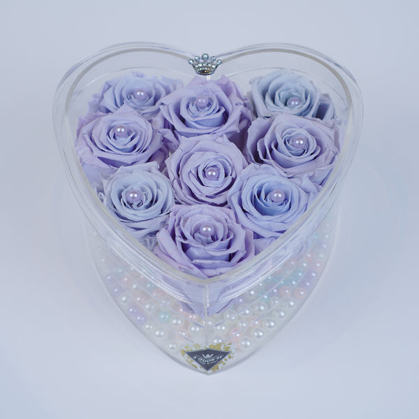 9 Rose Heart - Lavender Dreams Jadorit