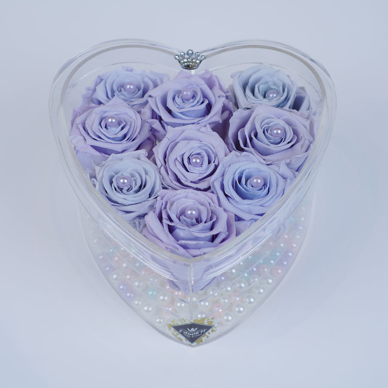 9 Rose Heart - Lavender Dreams Jadorit