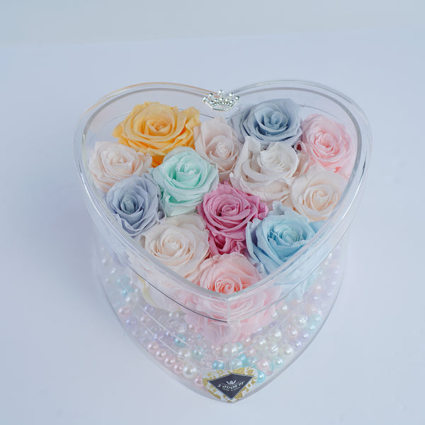 13 Rose Heart - Pastel Palette Jadorit