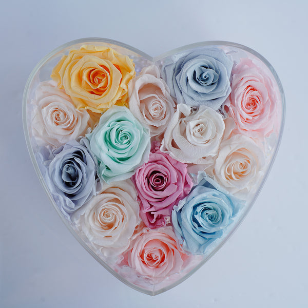 13 Rose Heart - Pastel Palette Jadorit