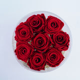 8 Rose Round with Drawer - Red Fairy Roses Jadorit