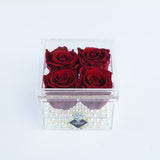 4 Rose Square - Red Roses Jadorit