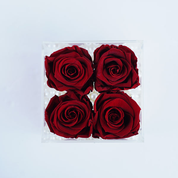 4 Rose Square - Red Roses Jadorit