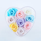 9 Rose Heart - Light Pastel Roses Jadorit