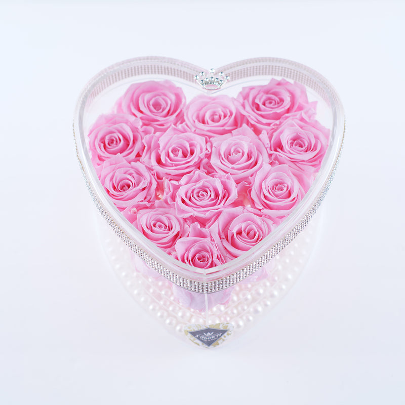 13 Rose Heart - Bubble Gum Pink Jadorit