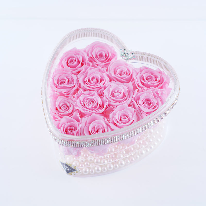 13 Rose Heart - Bubble Gum Pink Jadorit