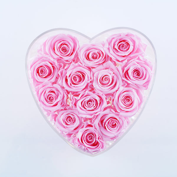 13 Rose Heart - Bubble Gum Pink Jadorit