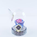 Single Rose Dome - Purple Rainbow Rose Jadorit