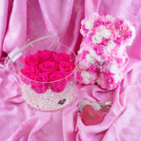 8 Rose Round - Fabulous Fuchsia Roses Jadorit