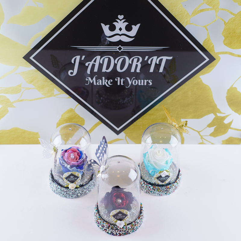 Custom Single Rose Dome - Make it Yours Jadorit